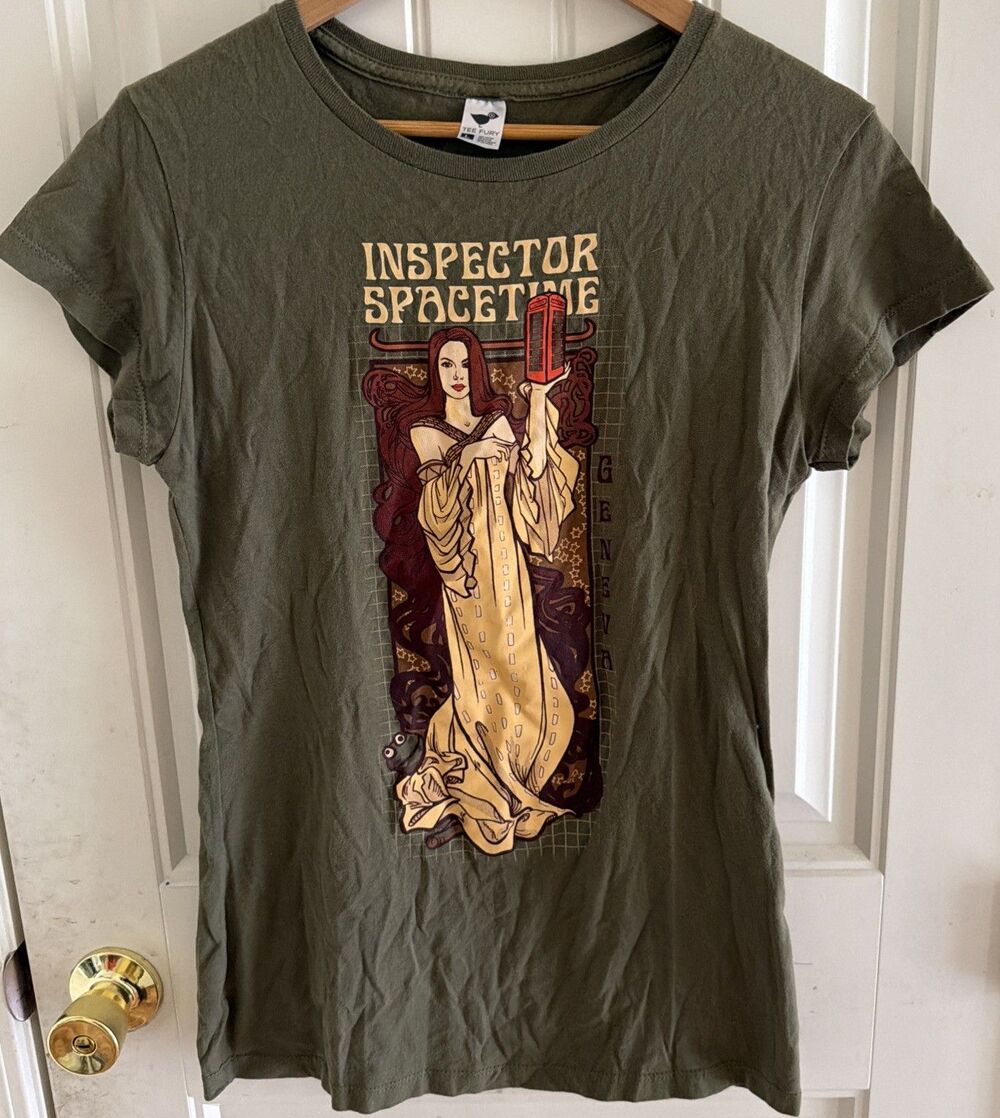 Inspector Spacetime T Shirt Women’s Size L